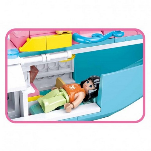 Продукт Sluban GIRLS DREAM Медицински вертолет - Конструктор, 163 ч. - 0 - BG Hlapeta